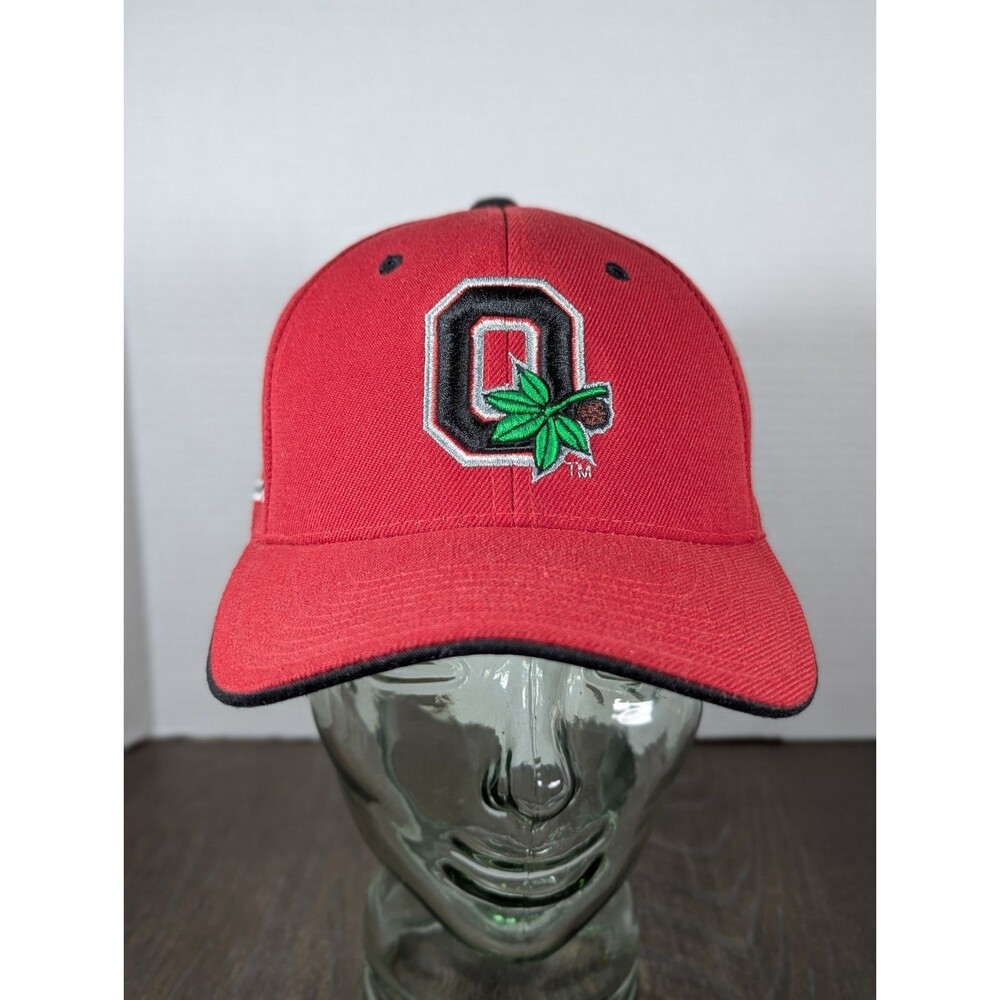 Ohio State Buckeyes Baseball Cap Team Spirit Adjustable Red Embroidered Wool